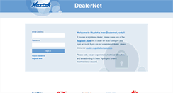 Desktop Screenshot of dealer.mustek.co.za