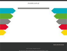 Tablet Screenshot of mustek.com.pl
